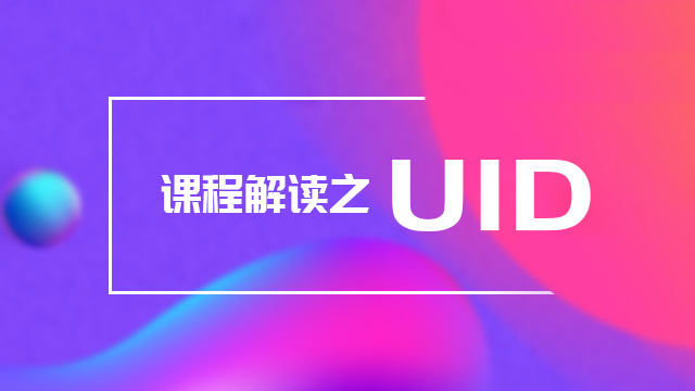 IT课程解读之UID